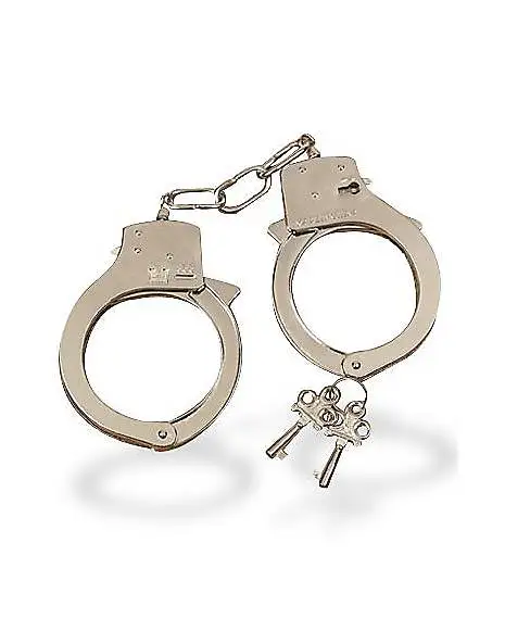 Spirit Halloween Metal Handcuffs 1 Spirit Halloween Metal Handcuffs