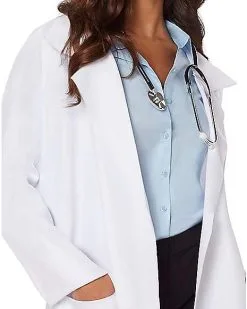 Spirit Halloween Adult Lab Coat Doctor Costume -Girls Costumes Shop 00182451 f
