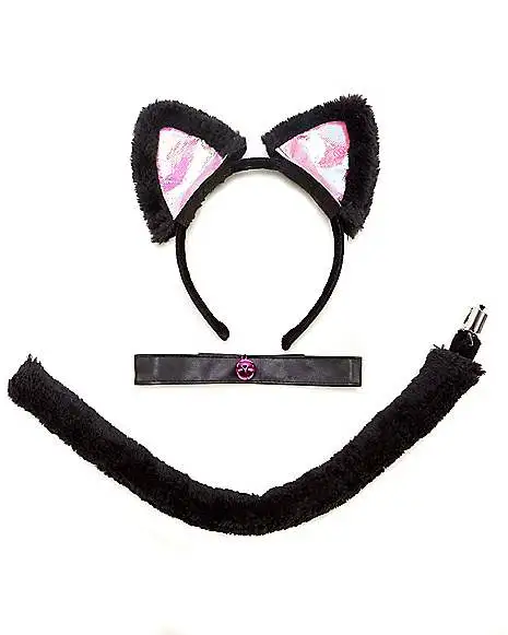 Spirit Halloween Black And Pink Cat Costume Kit 3 Spirit Halloween Black And Pink Cat Costume Kit - Image 3