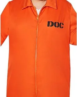 Spirit Halloween Adult Department Of Corrections Prisoner One Piece Costume -Girls Costumes Shop 00580803 h