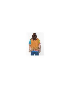 Spirit Halloween Fringed Suede Hippie Vest 12 Spirit Halloween Fringed Suede Hippie Vest -Girls Costumes Shop 01003581 e