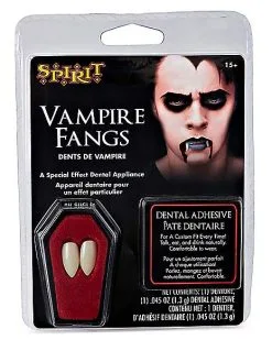 Spirit Halloween White Vampire Fangs 5 Spirit Halloween White Vampire Fangs -Girls Costumes Shop 01097559 c