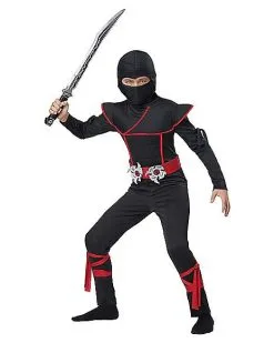 Spirit Halloween Kids Stealth Ninja Costume -Girls Costumes Shop 01133735 b