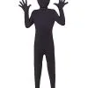 Spirit Halloween Kids Super Skins Black Skin Suit Costume