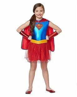 Spirit Halloween Kids Supergirl Tutu Costume - DC Comics