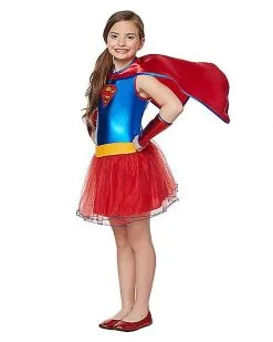 Spirit Halloween Kids Supergirl Tutu Costume - DC Comics -Girls Costumes Shop 01154079 c