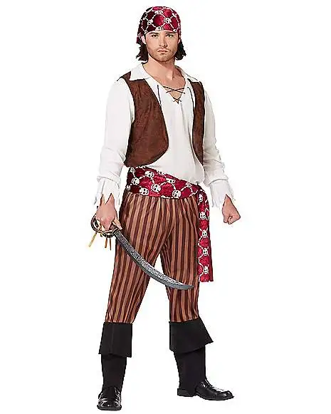 Spirit Halloween Adult Shipwreck Pirate Costume 1 Spirit Halloween Adult Shipwreck Pirate Costume
