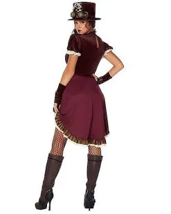 Spirit Halloween Adult Steampunk Dress Costume -Girls Costumes Shop 01215037 b