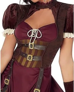 Spirit Halloween Adult Steampunk Dress Costume -Girls Costumes Shop 01215037 c