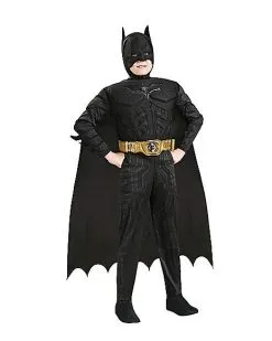 Spirit Halloween Kids Muscle Chest Batman Costume - Batman The Dark Knight -Girls Costumes Shop 01215581 a