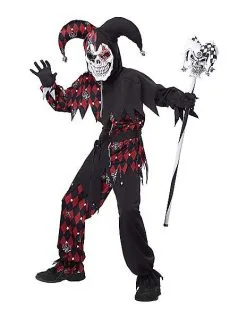 Spirit Halloween Kids Sinister Jester Costume