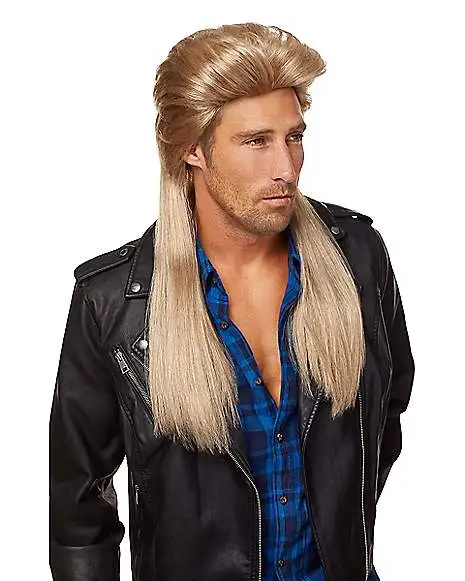 Spirit Halloween 80s Mullet Wig 1 Spirit Halloween 80s Mullet Wig