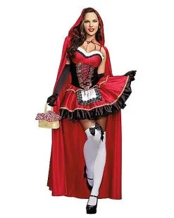 Spirit Halloween Adult Little Red Dress Costume