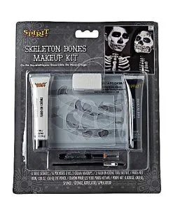 Spirit Halloween Skeleton Makeup Kit -Girls Costumes Shop 01225879 d