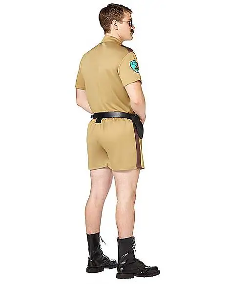 Spirit Halloween Adult Sergeant Short Pants Cop Costume 2 Spirit Halloween Adult Sergeant Short Pants Cop Costume - Image 2