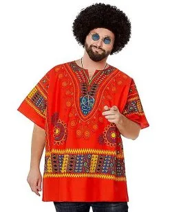 Spirit Halloween Adult Hippie Shirt Costume -Girls Costumes Shop 01252329 f