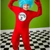 Spirit Halloween Kids Thing 1 And Thing 2 One Piece Costume - Dr. Seuss