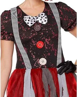 Spirit Halloween Adult Horror Clown Costume -Girls Costumes Shop 01264753 d