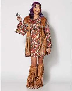 Spirit Halloween Adult Peace And Love Hippie Costume -Girls Costumes Shop 01271212 a