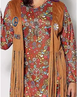Spirit Halloween Adult Peace And Love Hippie Costume -Girls Costumes Shop 01271212 b