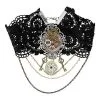 Spirit Halloween Steampunk Heart Charm Choker Necklace