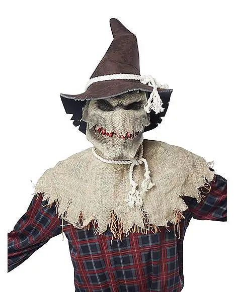Spirit Halloween Animotion Scarecrow Full Mask 2 Spirit Halloween Animotion Scarecrow Full Mask - Image 2