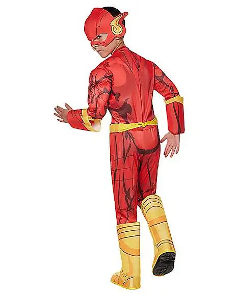 Spirit Halloween Kids Flash Costume Deluxe - DC Comics 2 Spirit Halloween Kids Flash Costume Deluxe - DC Comics - Image 2