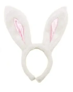Spirit Halloween White Bunny Ears -Girls Costumes Shop 01277953 c