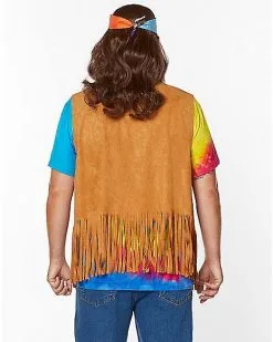 Spirit Halloween Fringed Suede Hippie Vest 15 Spirit Halloween Fringed Suede Hippie Vest -Girls Costumes Shop 01297191 c