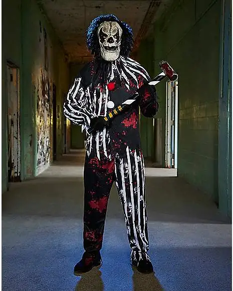 Spirit Halloween Adult Freakshow Clown Costume 1 Spirit Halloween Adult Freakshow Clown Costume