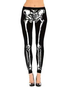 Spirit Halloween Skeleton Leggings -Girls Costumes Shop 01307495 a