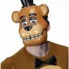 Spirit Halloween Freddy Fazbear Half Mask - Five Nights At Freddy's