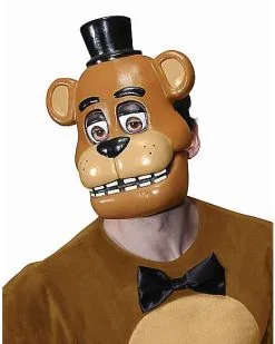 Spirit Halloween Freddy Fazbear Half Mask - Five Nights At Freddy's
