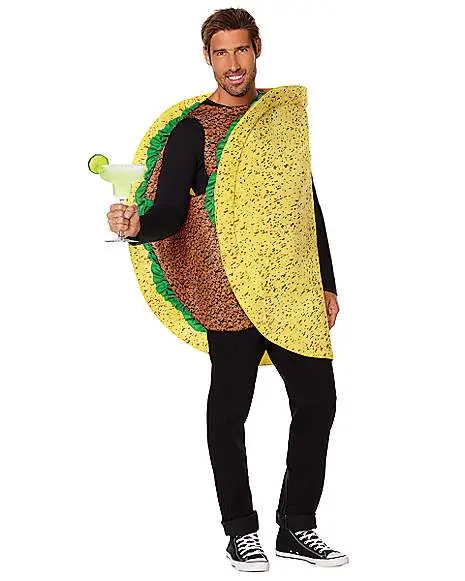 Spirit Halloween Adult Beef Taco Costume 1 Spirit Halloween Adult Beef Taco Costume