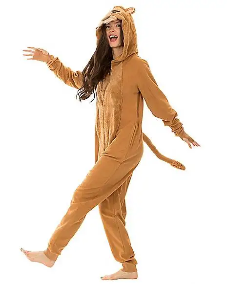 Spirit Halloween Adult Lion Union Suit 4 Spirit Halloween Adult Lion Union Suit - Image 4