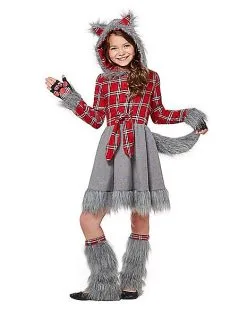 Spirit Halloween Kids Faux Fur Charming Werewolf Costume