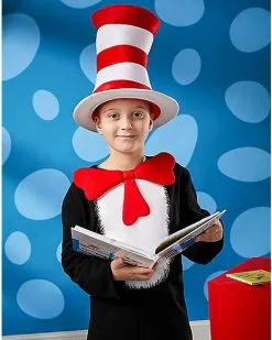 Spirit Halloween Kids Cat In The Hat Costume - Dr. Seuss