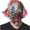 Spirit Halloween Crispy Zombie Clown Full Mask