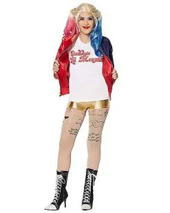Spirit Halloween Daddys Lil Monster T Shirt - Suicide Squad -Girls Costumes Shop 01339092 d