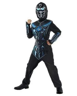 Spirit Halloween Kids Light Up Extreme Robot Ninja Costume 8 Spirit Halloween Kids Light Up Extreme Robot Ninja Costume -Girls Costumes Shop 01340603 b