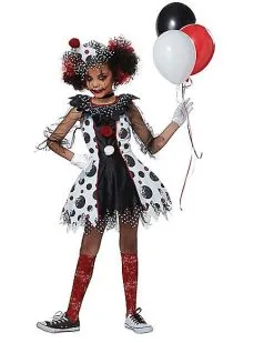 Spirit Halloween Kids Creepy Clown Costume 7 Spirit Halloween Kids Creepy Clown Costume -Girls Costumes Shop 01344928 a