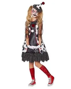 Spirit Halloween Kids Creepy Clown Costume 9 Spirit Halloween Kids Creepy Clown Costume -Girls Costumes Shop 01344928 c