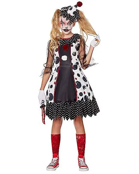 Spirit Halloween Kids Creepy Clown Costume 1 Spirit Halloween Kids Creepy Clown Costume