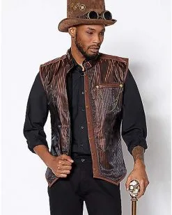 Spirit Halloween Steampunk Vest -Girls Costumes Shop 01345677 a