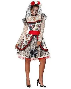 Spirit Halloween Adult Sugar Skull Bride Costume