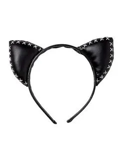Spirit Halloween Stitched Cat Ear Headband -Girls Costumes Shop 01348077 d