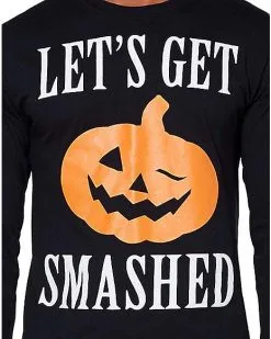 Spirit Halloween Let's Get Smashed Long Sleeve T Shirt -Girls Costumes Shop 01353580 c