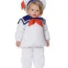 Spirit Halloween Baby Belly Stay Puft Marshmallow Costume - Ghostbusters