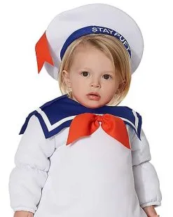 Spirit Halloween Baby Belly Stay Puft Marshmallow Costume - Ghostbusters -Girls Costumes Shop 01355965 c