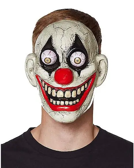 Spirit Halloween Googly Eye Clown Half Mask 1 Spirit Halloween Googly Eye Clown Half Mask